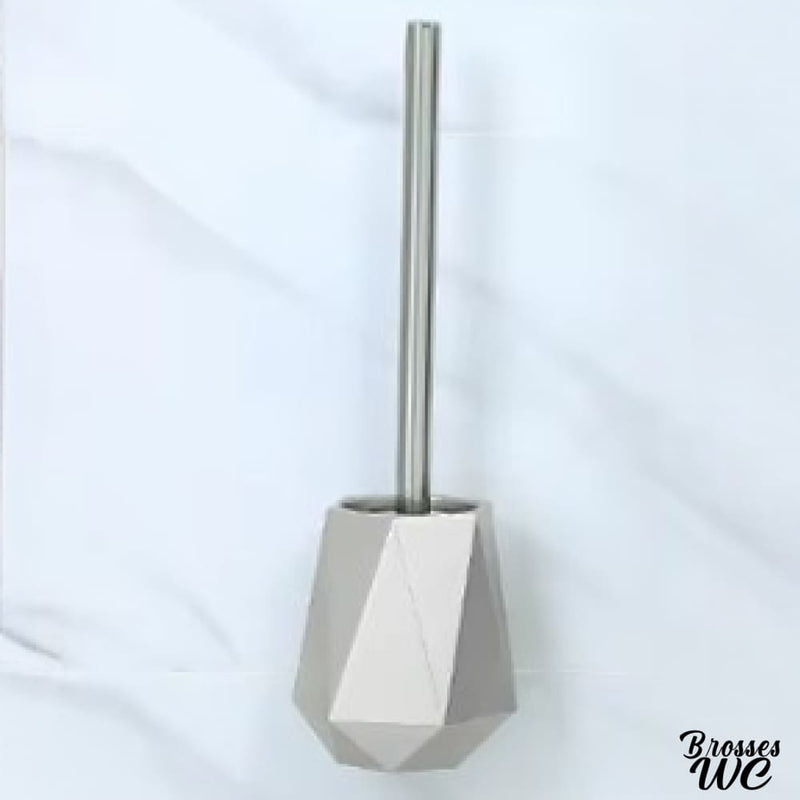 Brosse wc résine gris ou blanc