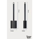 Brosse wc silicone noir