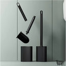 Brosse wc silicone noir