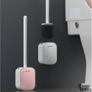 Brosse wc silicone noire