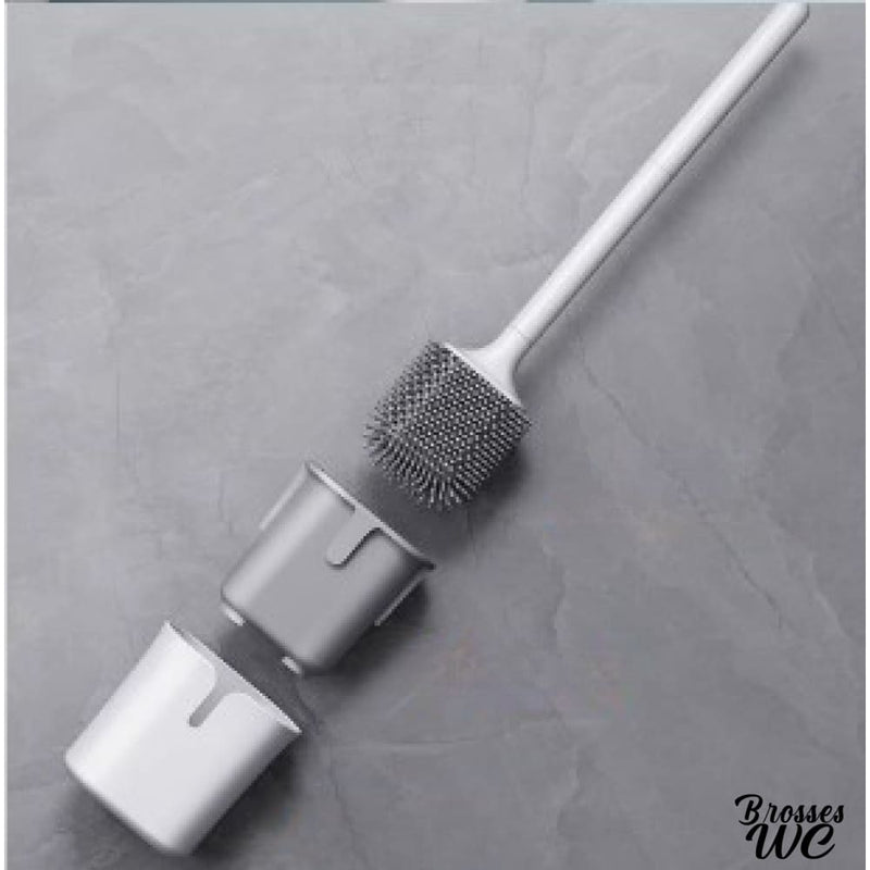 Brosse wc silicone suspendu