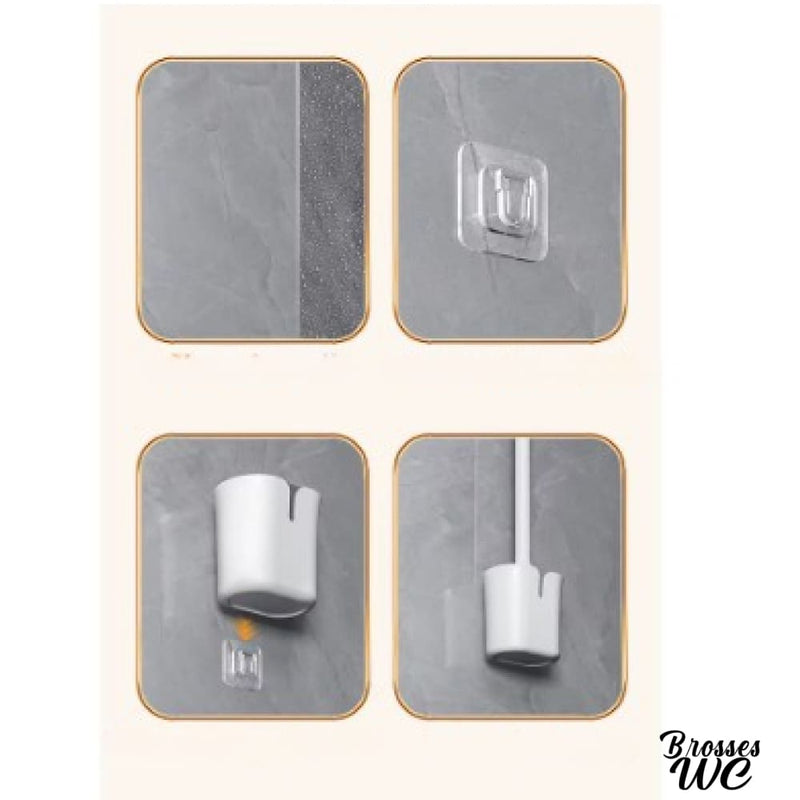 Brosse wc silicone suspendu