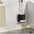 Brosse wc suspendu noir et blanc