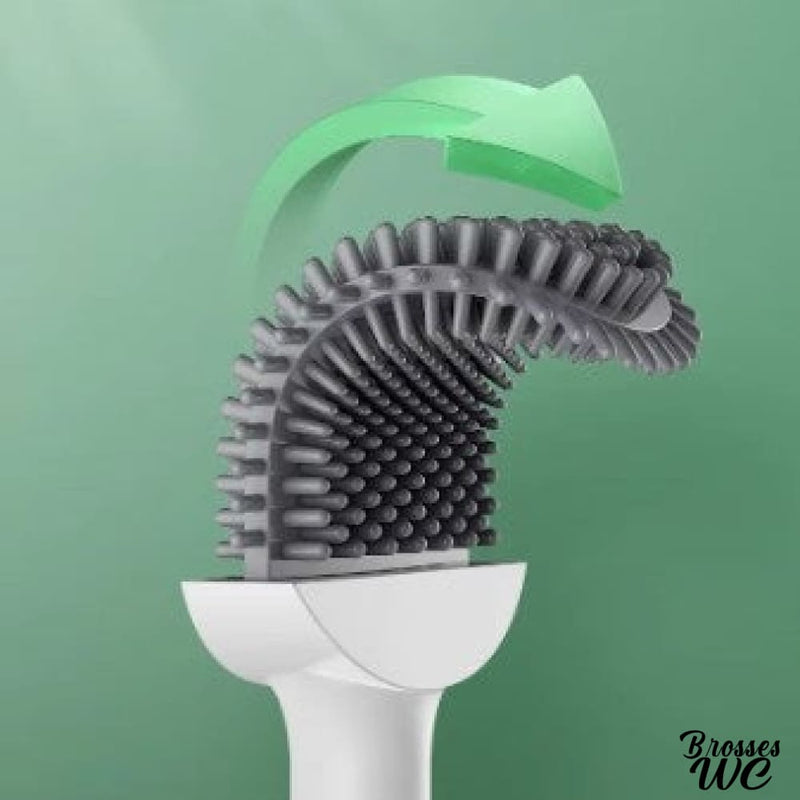 Brosse wc suspendu silicone