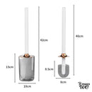 Brosse wc suspendue avec couvercle