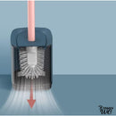 Brosse wc suspendue couleur