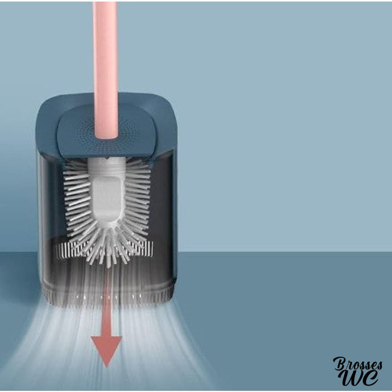 Brosse wc suspendue couleur
