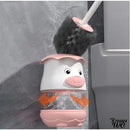 Brosse wc suspendue en couleur