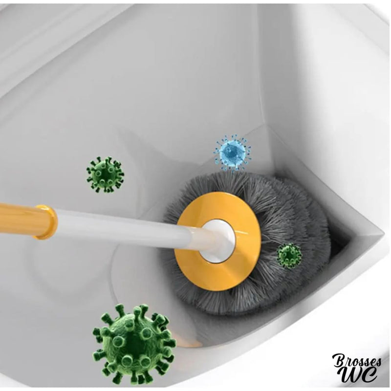 Brosse wc suspendue en couleur