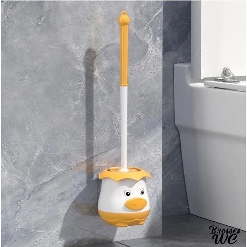 Brosse wc suspendue en couleur