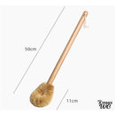 Brosse wc suspendus bois