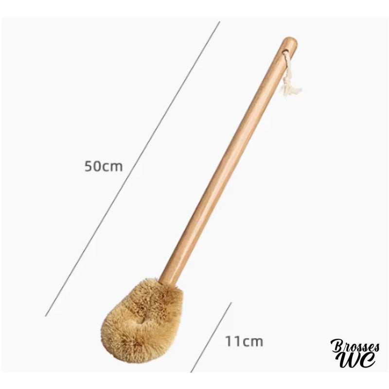 Brosse wc suspendus bois