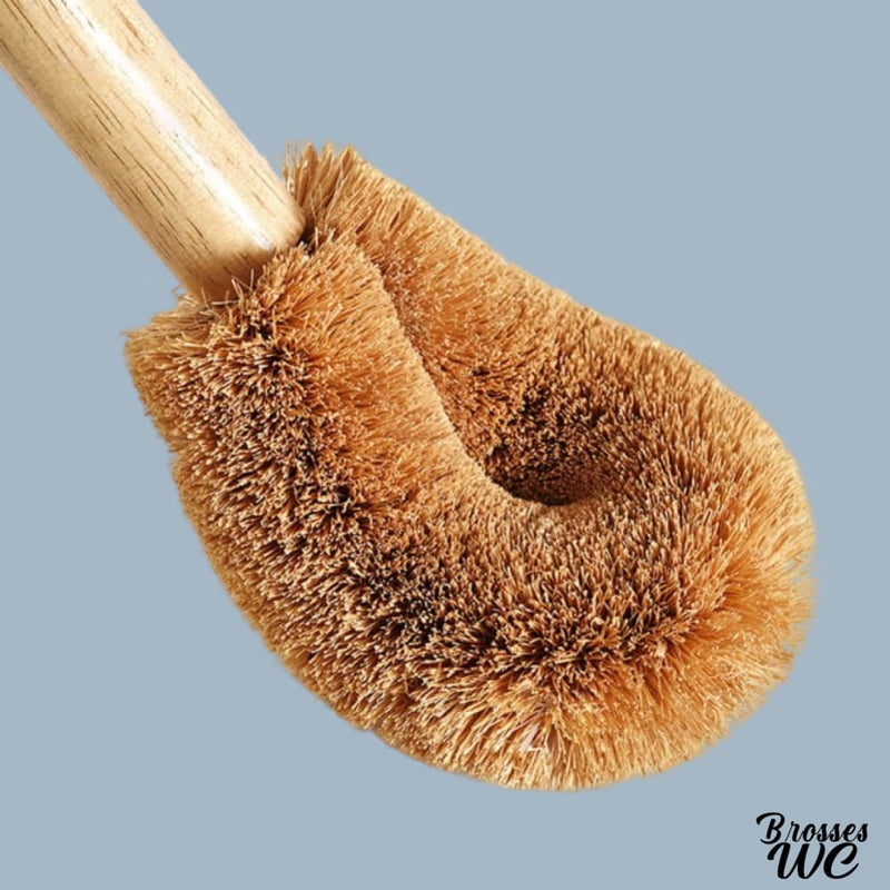 Brosse wc suspendus bois