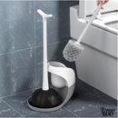 Brosse wc toilette ventouse