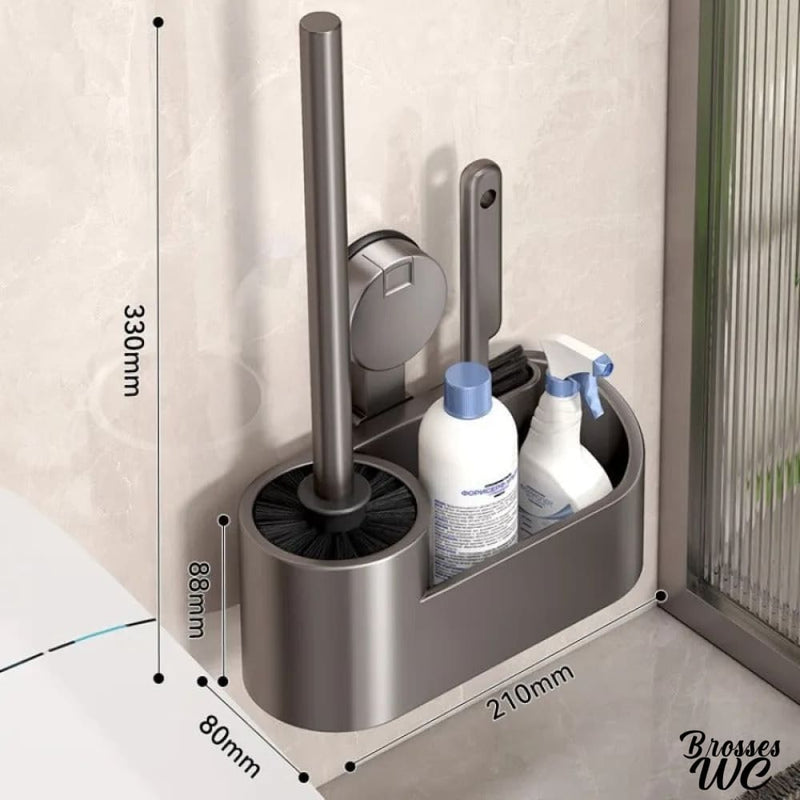 Brosse wc ventouse