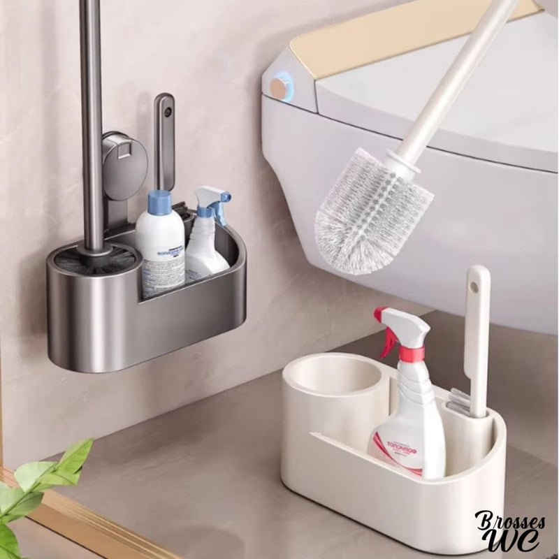 Brosse wc ventouse