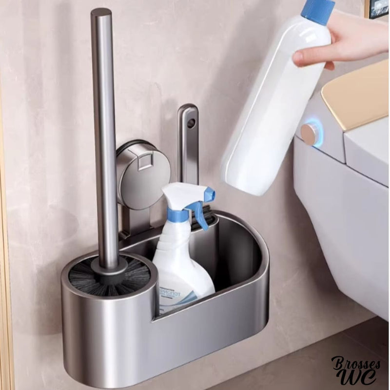 Brosse wc ventouse