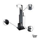 Combiné wc porte rouleau balai