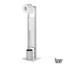 Combiné wc porte rouleau balai