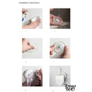 Derouleur papier wc a ventouse