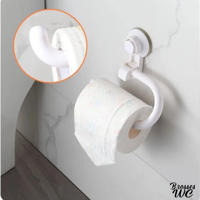 Derouleur papier wc a ventouse