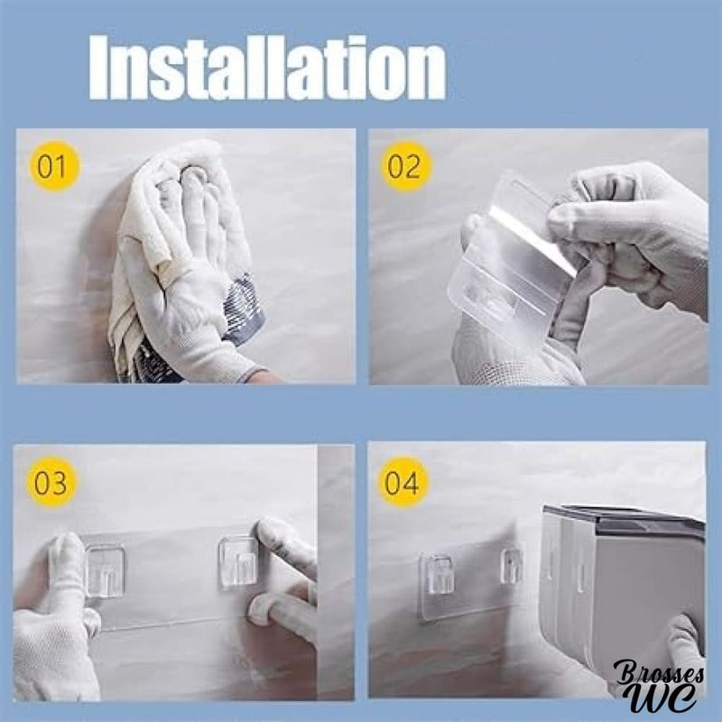 Derouleur papier wc blanc