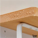 Derouleur papier wc bois avec tablette