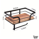 Derouleur papier wc bois