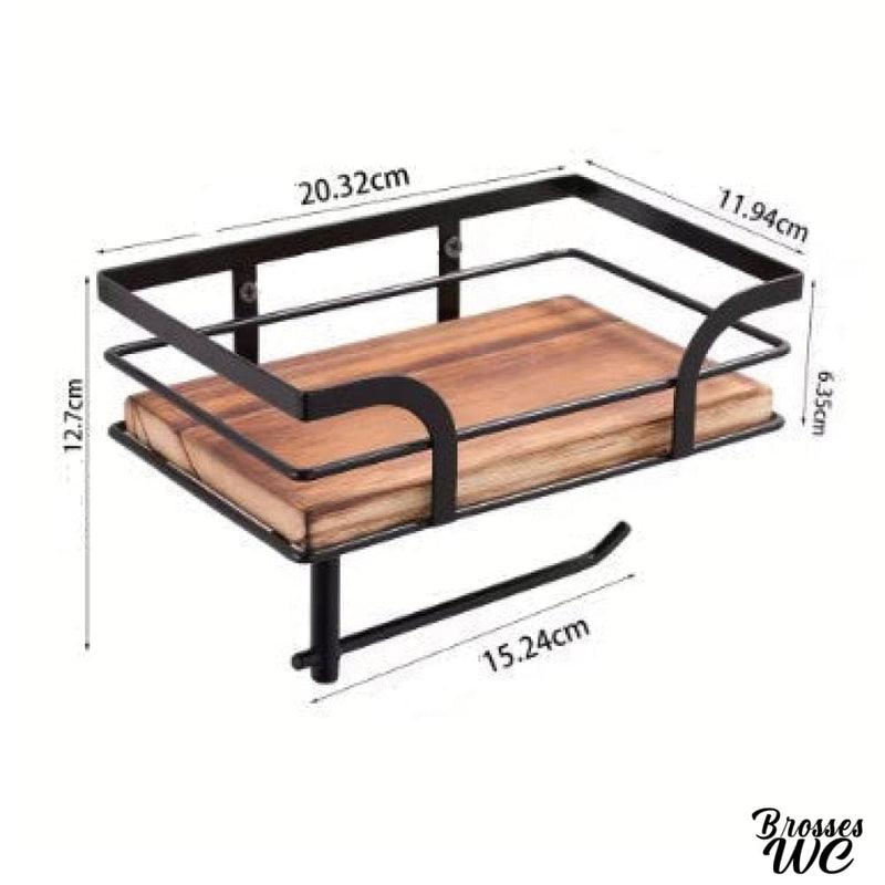 Derouleur papier wc bois