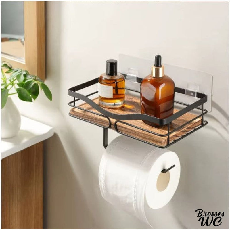 Derouleur papier wc bois