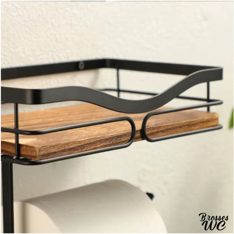 Derouleur papier wc bois