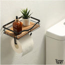 Derouleur papier wc bois