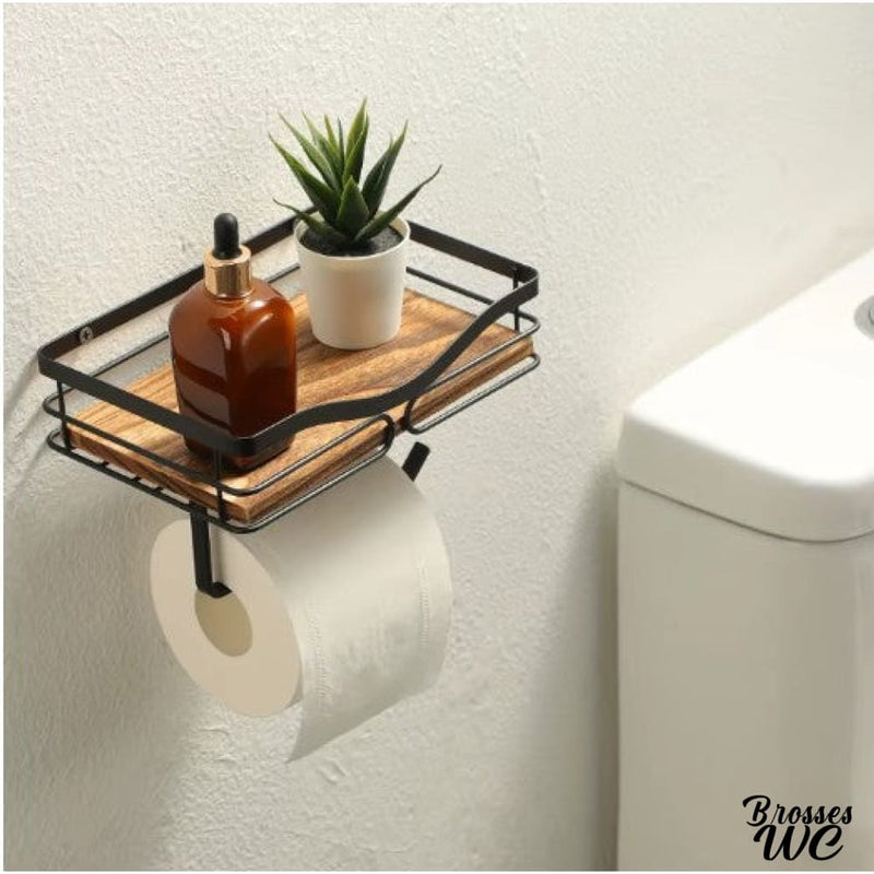 Derouleur papier wc bois