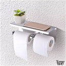 Derouleur papier wc double