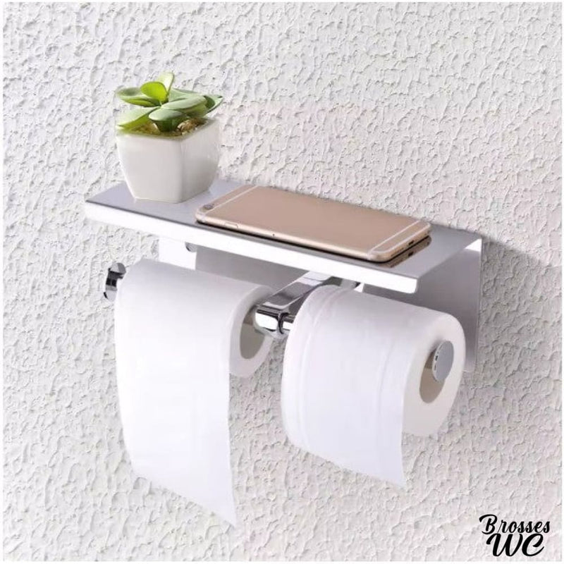 Derouleur papier wc double