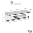 Derouleur papier wc double