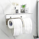 Derouleur papier wc double