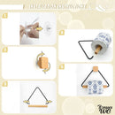 Derouleur papier wc en bois