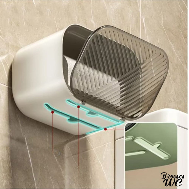 Derouleur papier wc plastique