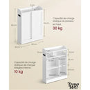 Derouleur papier wc sur pied