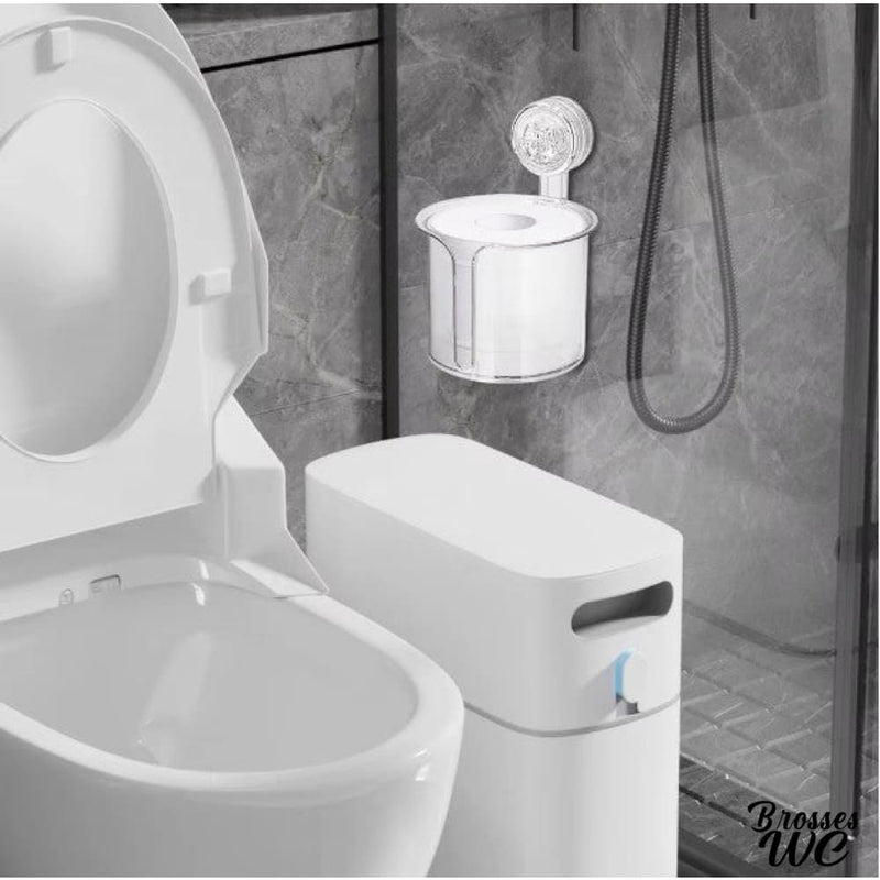 Derouleur papier wc ventouse