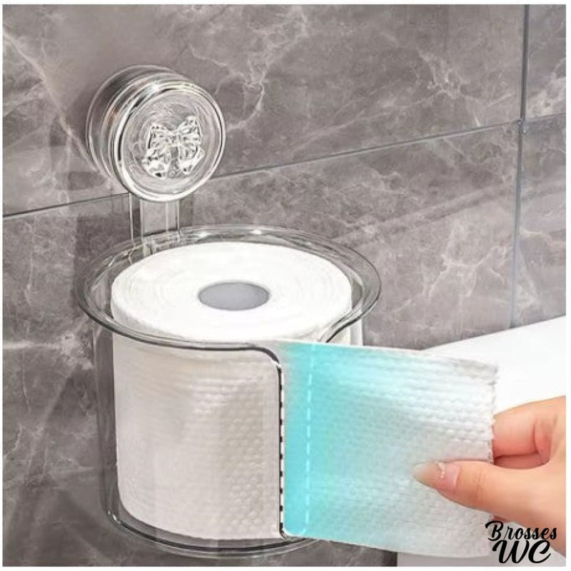 Derouleur papier wc ventouse