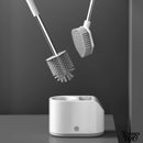 Double brosse wc blanche
