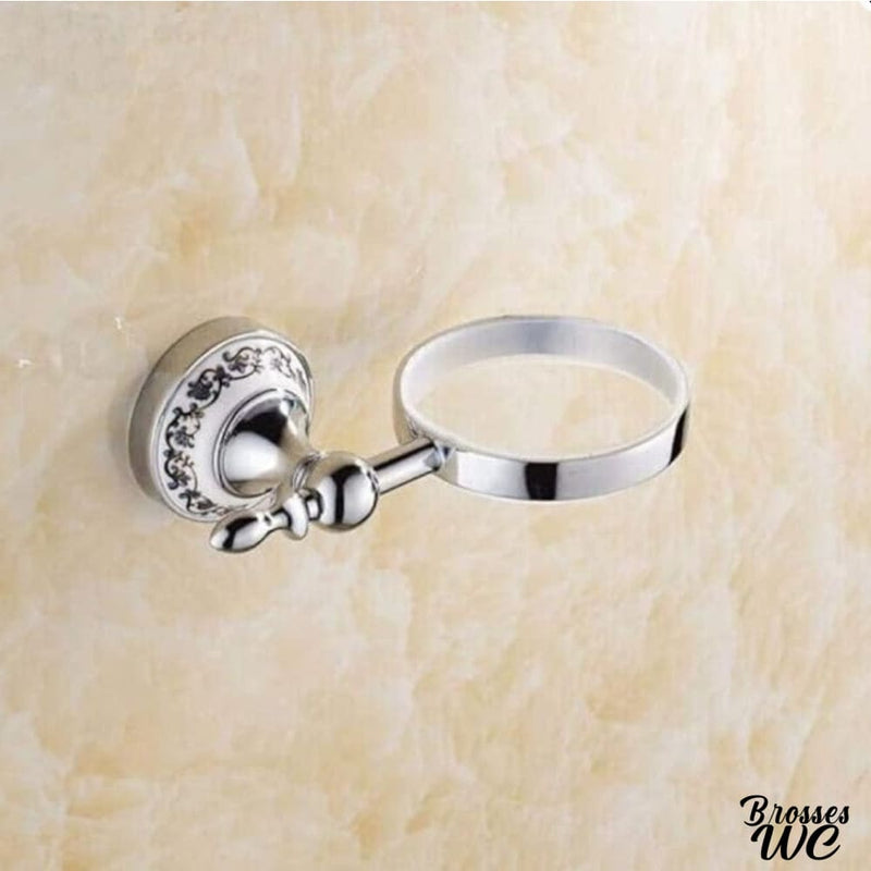 Ensemble brosse à wc et dévidoir papier toilette