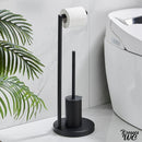 Ensemble brosse et support papier wc