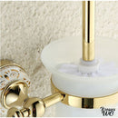 Ensemble brosse toilettes wc et pot verre