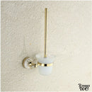 Ensemble brosse toilettes wc et pot verre