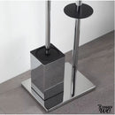 Ensemble brosse wc sur pied