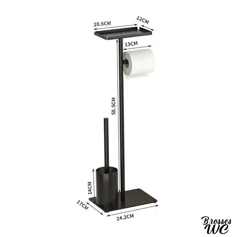 Ensemble derouleur brosse wc