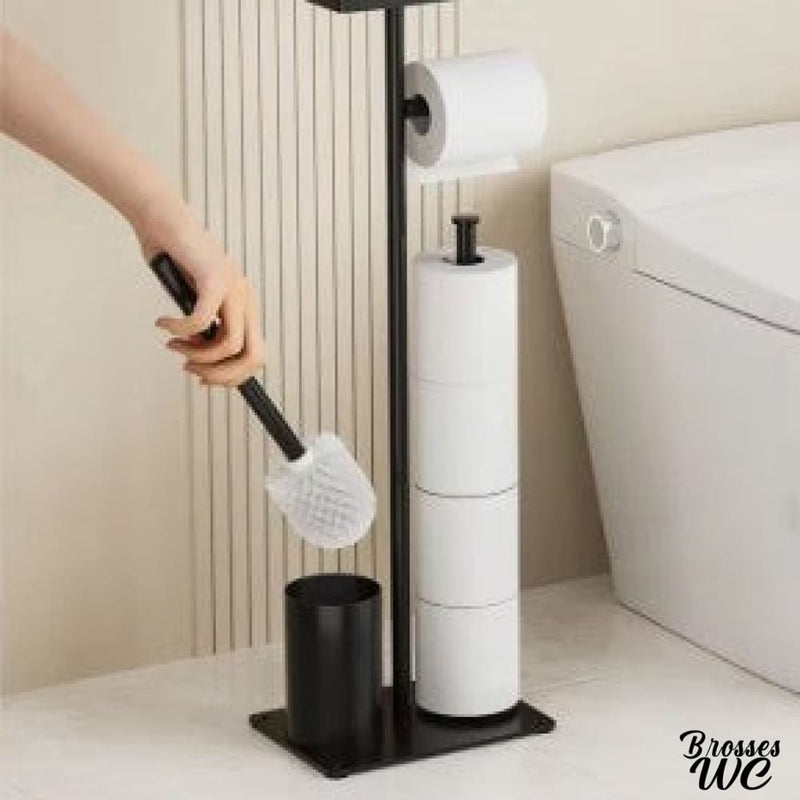 Ensemble derouleur brosse wc